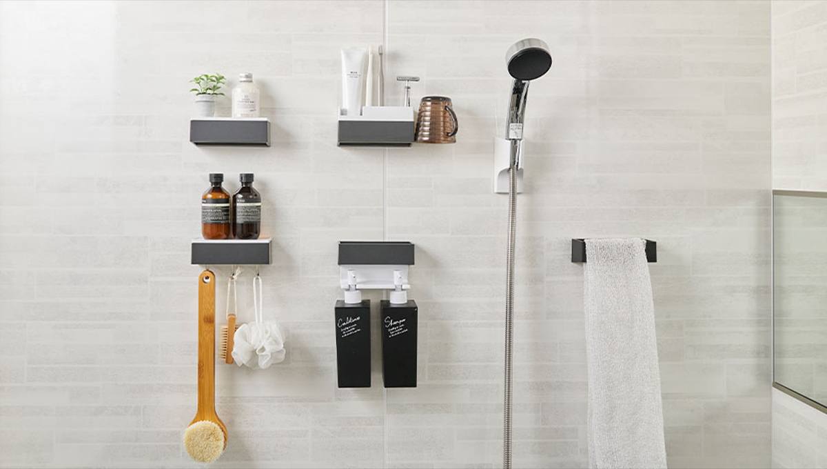 簡單的磁鐵性壁掛收納