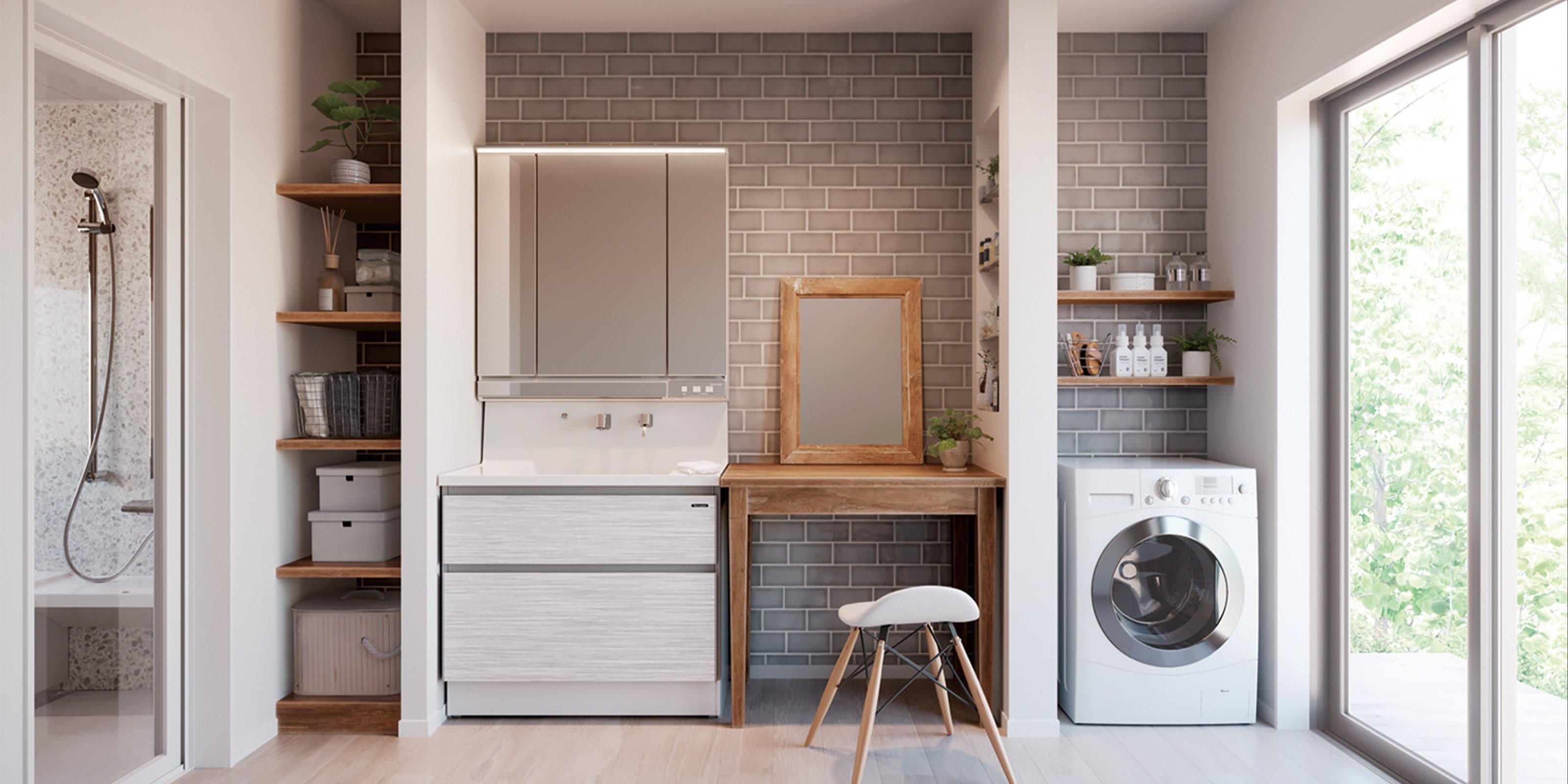 洗面化妝櫃 Famile